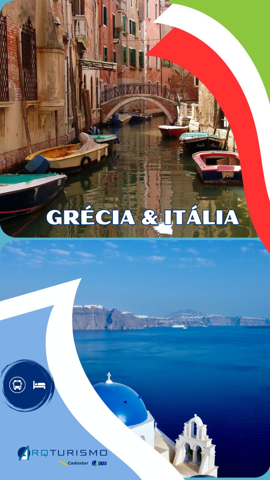 Grécia e Itália – 15 dias de história, cultura e paisagens inesquecíveis